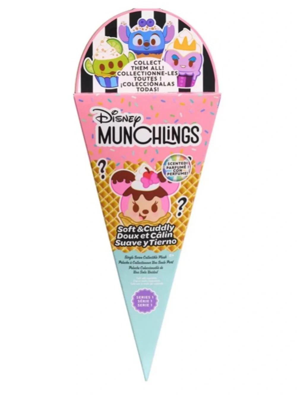 Disney Munchlings Single - Scented Collectible Surprise Plush Toy Series 1